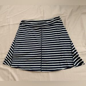 Toad&Co Seleena Skort navy lean stripe medium